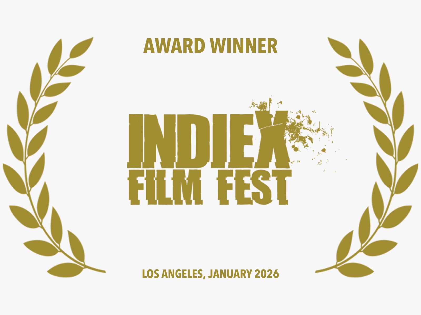 Award Winner — IndieX Film Fest — Los Angeles, January 2026